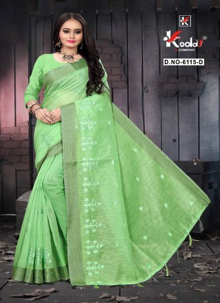 Ruhani 6115 Casual Wear Fancy Party Wear Cotton Sarees Collection Catalog